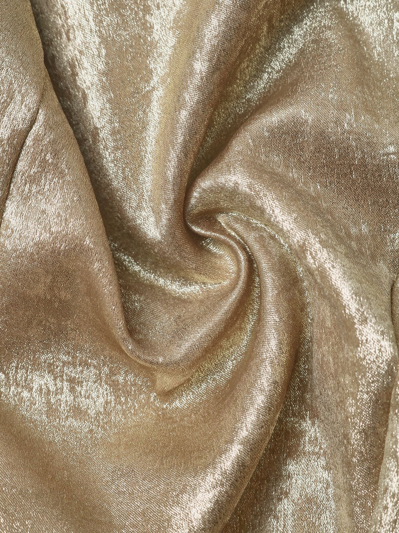 Metallic Gold Single Button Tailored Blazer