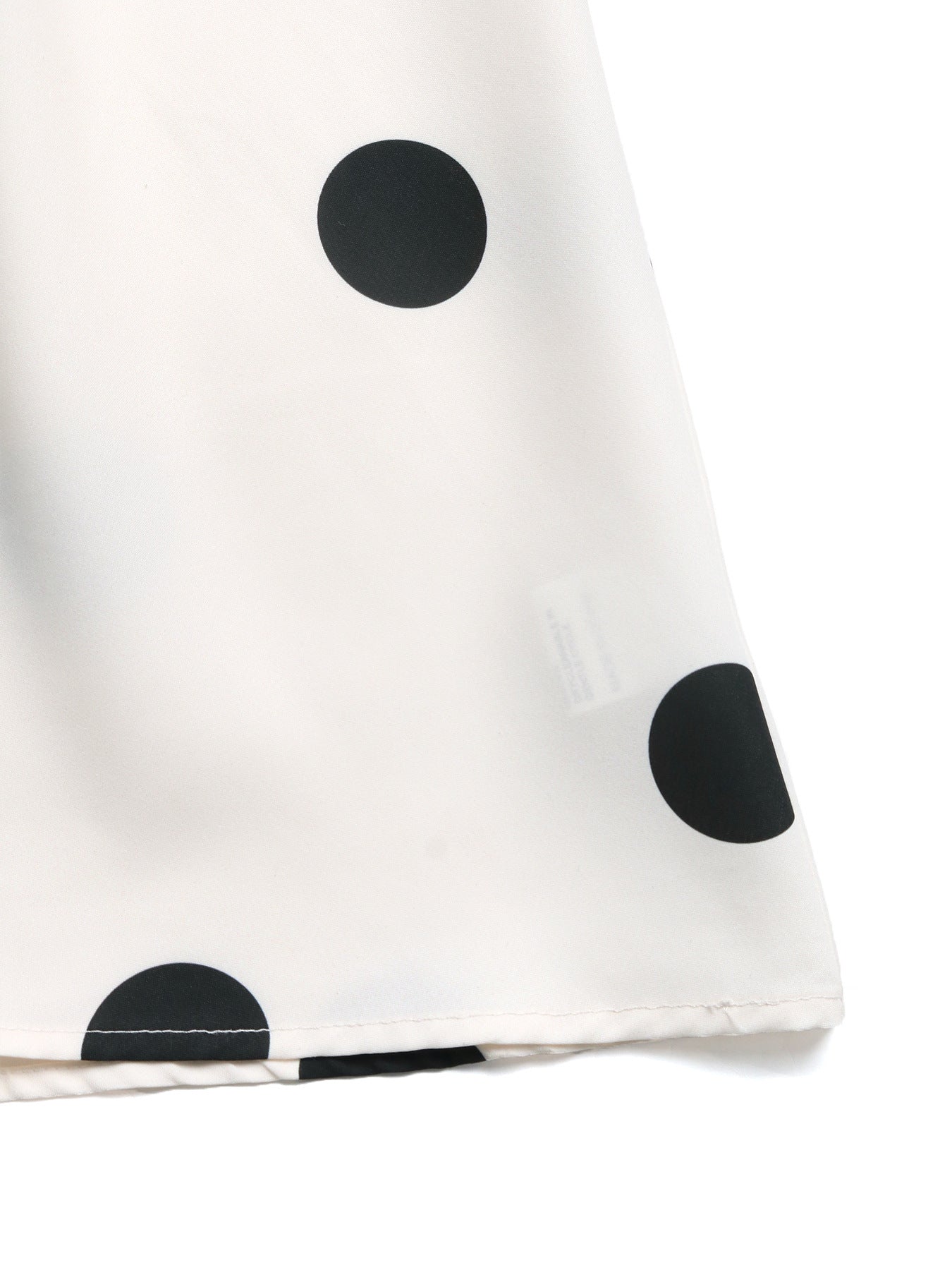 Polka Dot Midi Skirt Vintage High Waist Swing