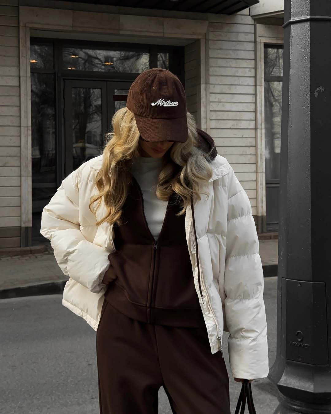 Two Piece Lounge Set with Zip-Up Hoodie & Wide-Leg Pants