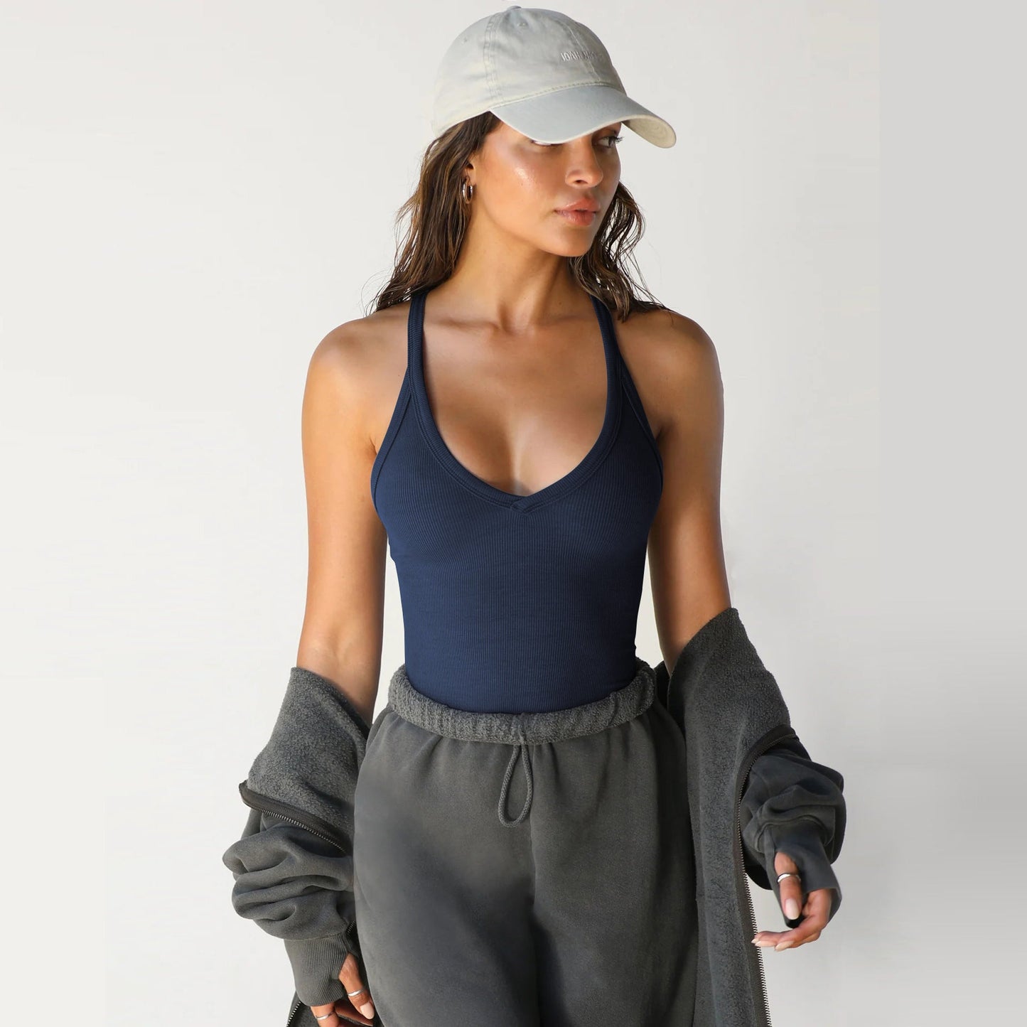 Knitted Vest Slim-Fit BM Top Women’s Trendy Inner Shirt