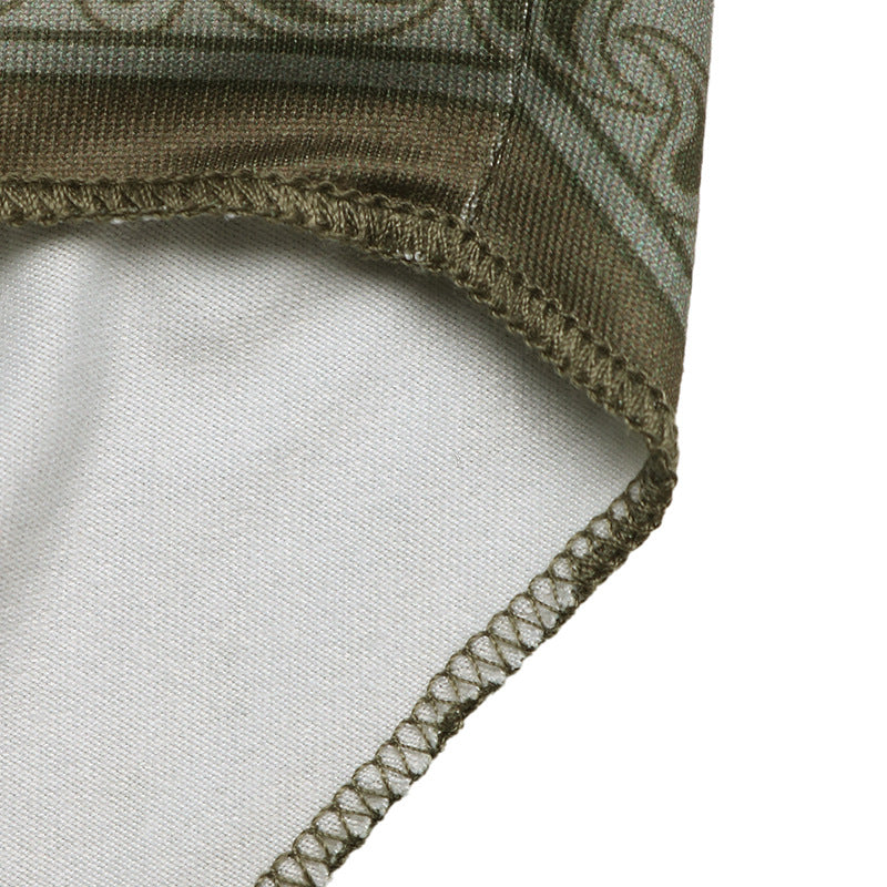 Boho Paisley Strapless Bandeau Handkerchief Top