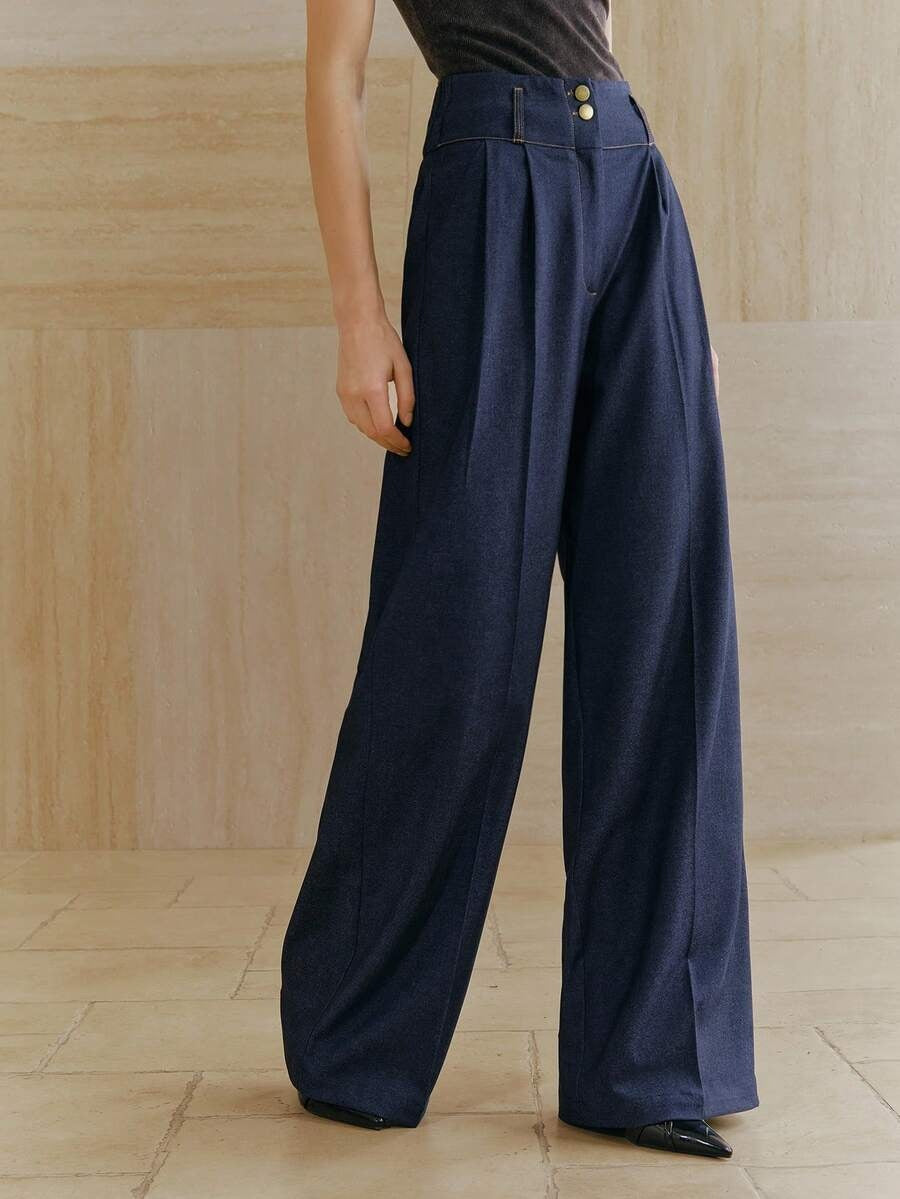 Women's High Waisted Wide Leg Vintage Jeans Loose