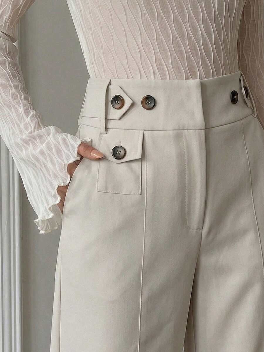 Women's High Waisted Flare Dress Pants Business Casual Work