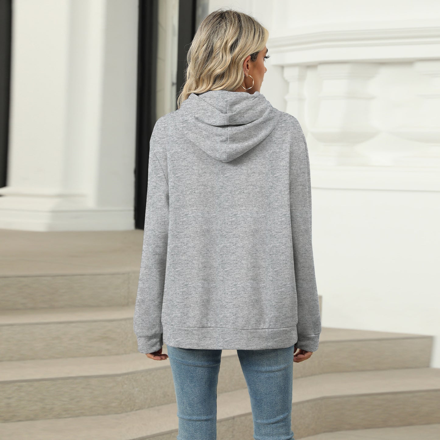 Tennis Club Graphic Hoodie Preppy Oversized Pullover
