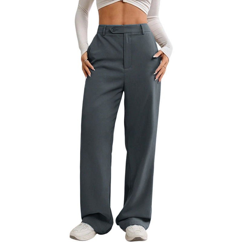 Women's High Waist Wide Leg Dress Pants