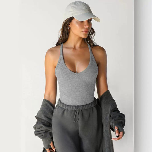 Knitted Vest Slim-Fit BM Top Women’s Trendy Inner Shirt