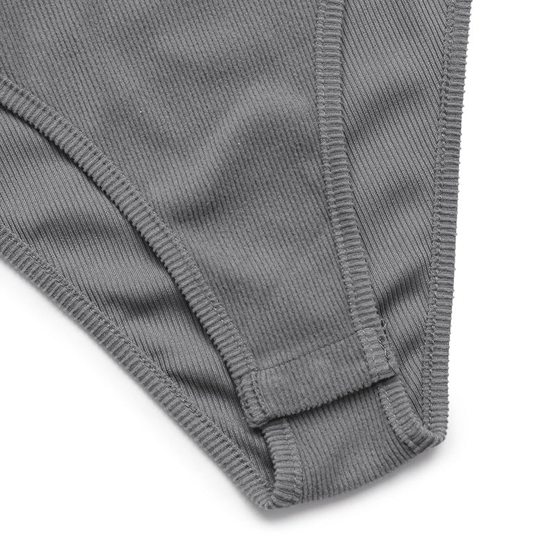 Solid Color Slim Fit Fashion Onesie