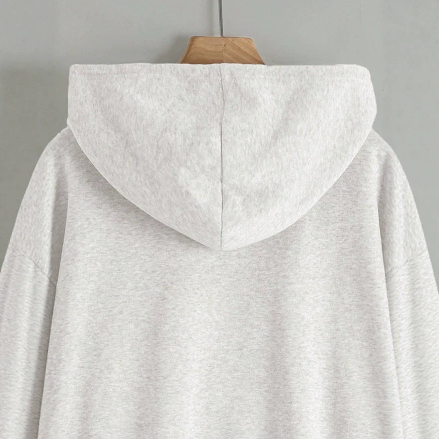 NYC Graphic Zip Up Oversized Hoodie