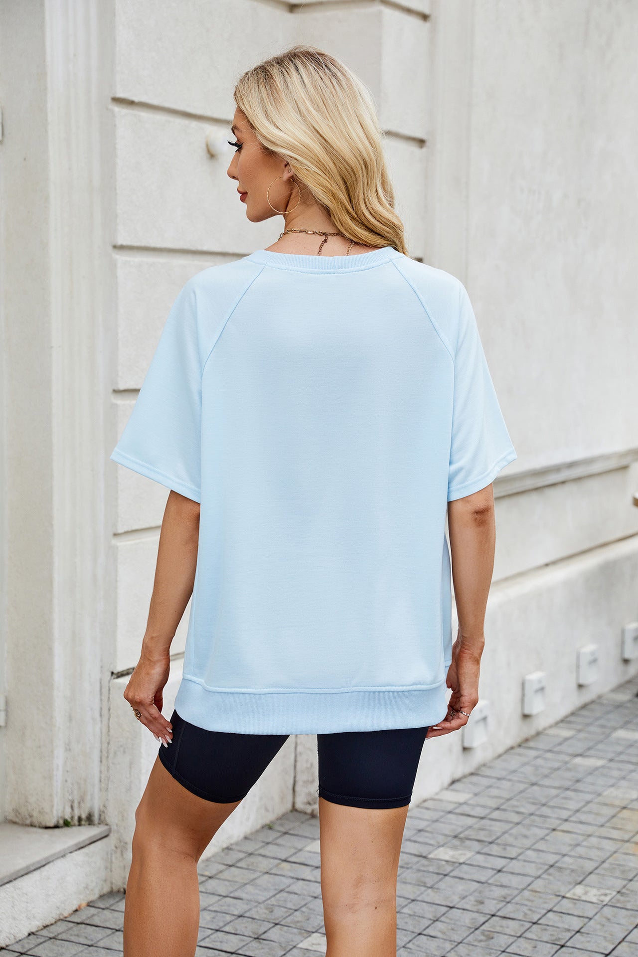 Graphic Knit T Shirt World Cup Casual Loose Fit