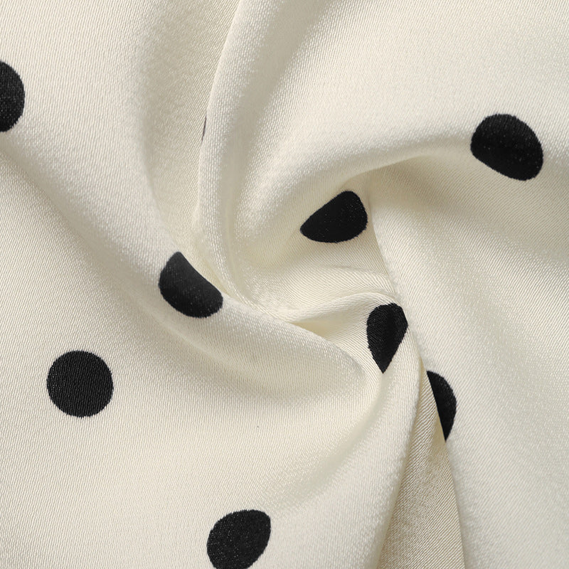 Polka Dot Woven Top Vintage Peplum Sleeveless