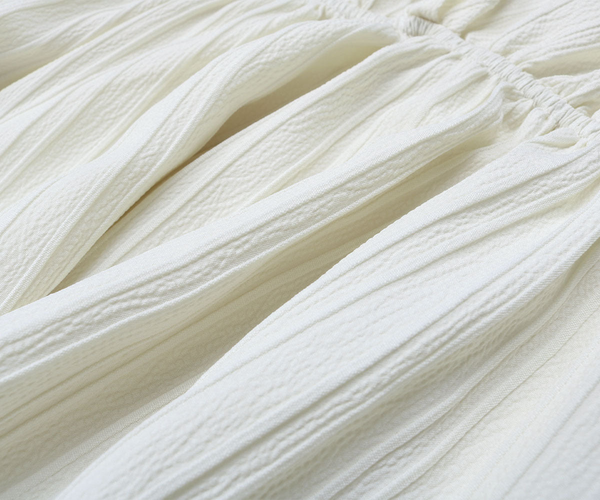 V Neck Sleeveless Tie Back Blouse Peplum Summer Top