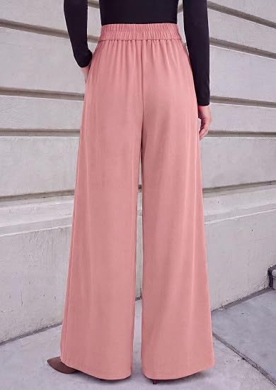 High Waist Wide Leg Dress Pants Business Casual Trousers