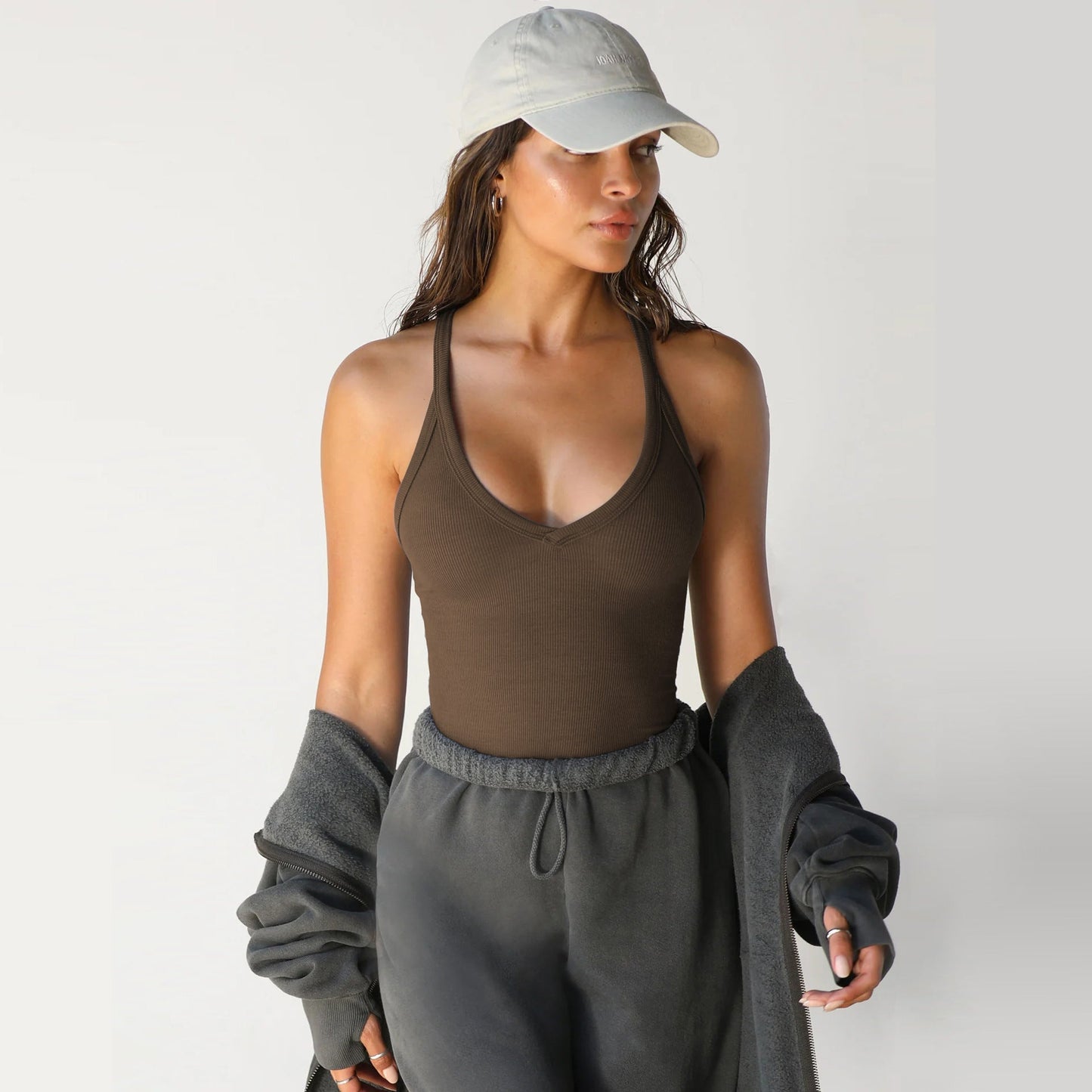 Knitted Vest Slim-Fit BM Top Women’s Trendy Inner Shirt
