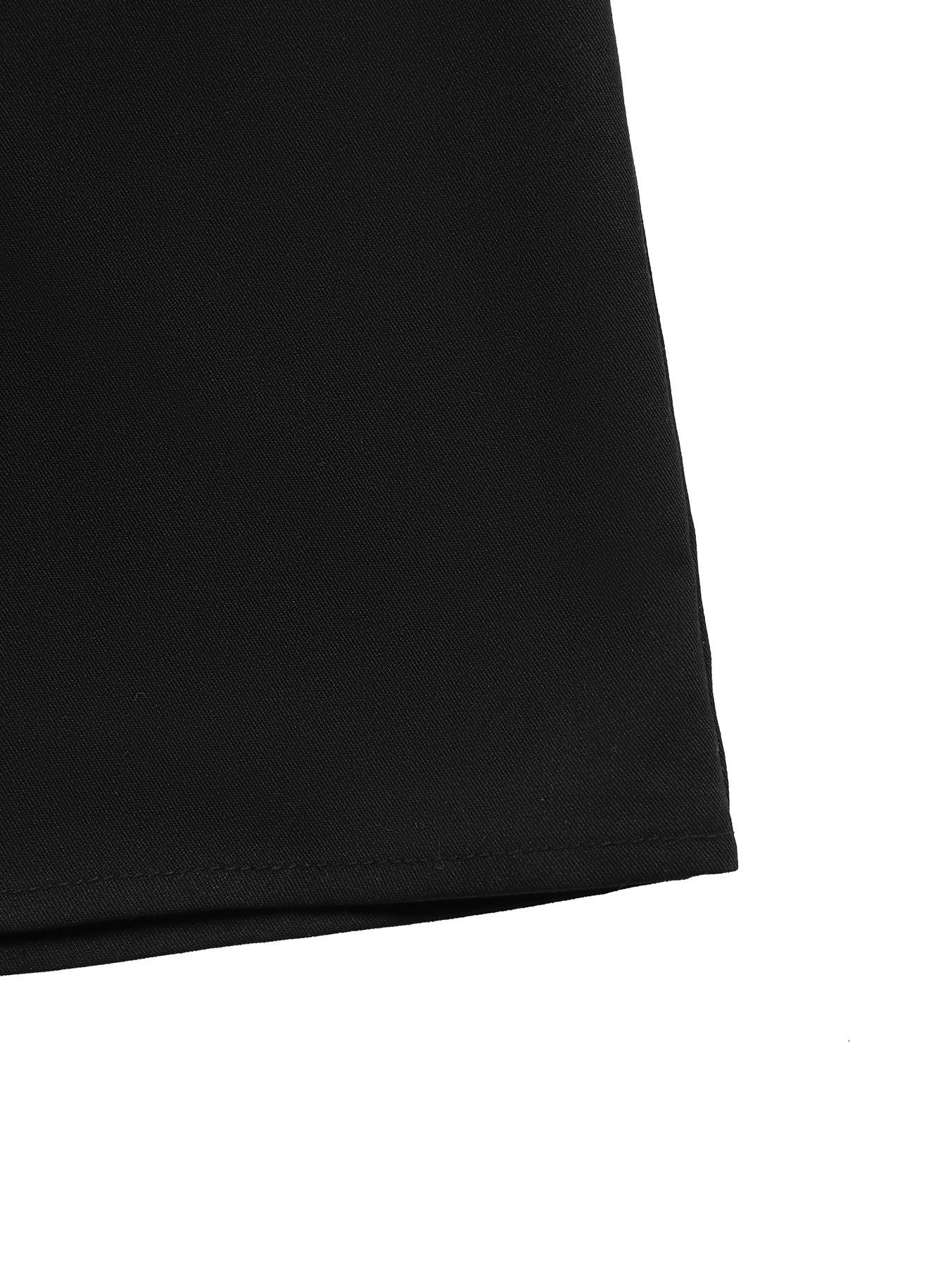 Black White Colorblock Sleeveless Wide Leg Jumpsuit