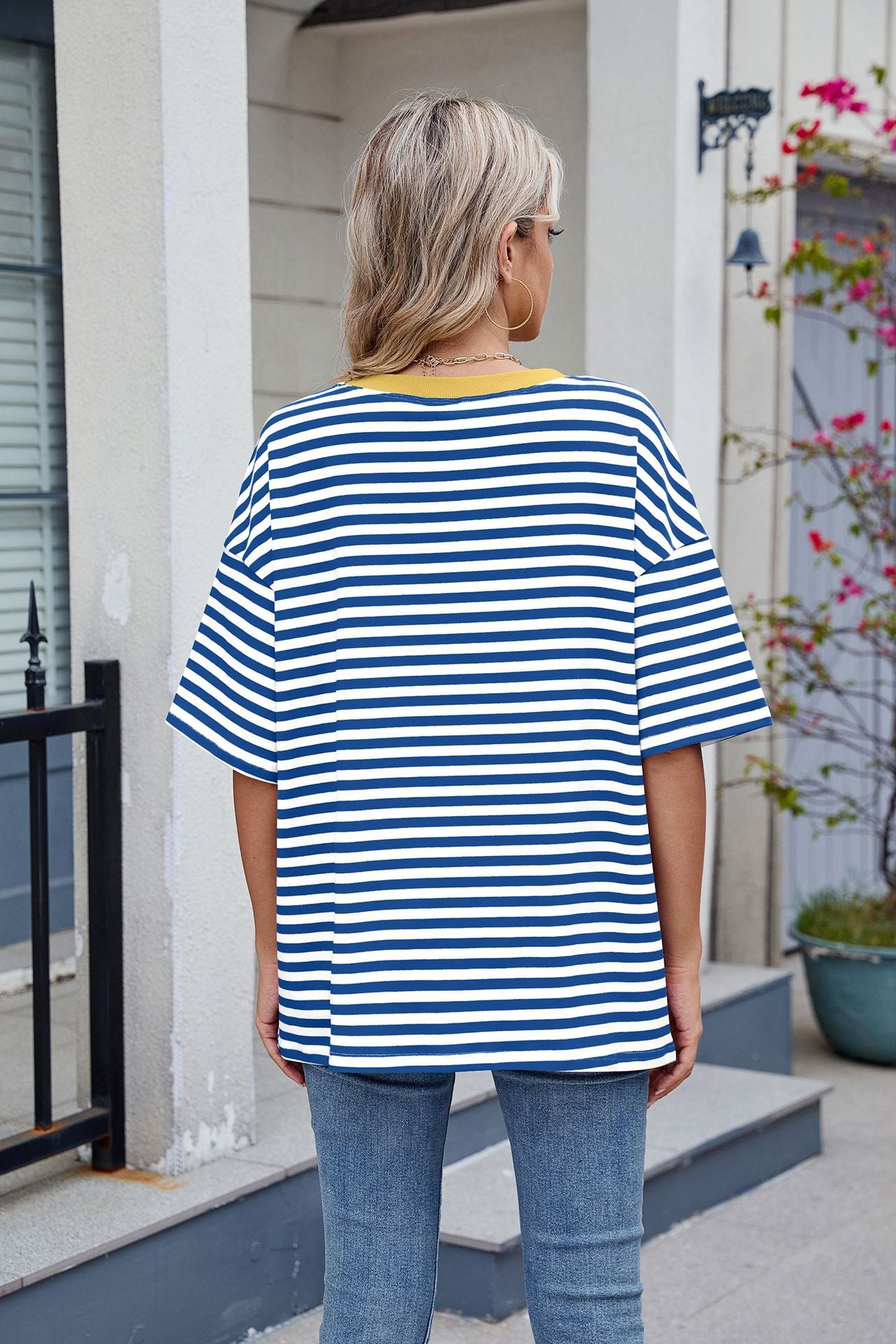 Womens Oversized T Shirts Loose Fit Crewneck Short Sleeve Tops