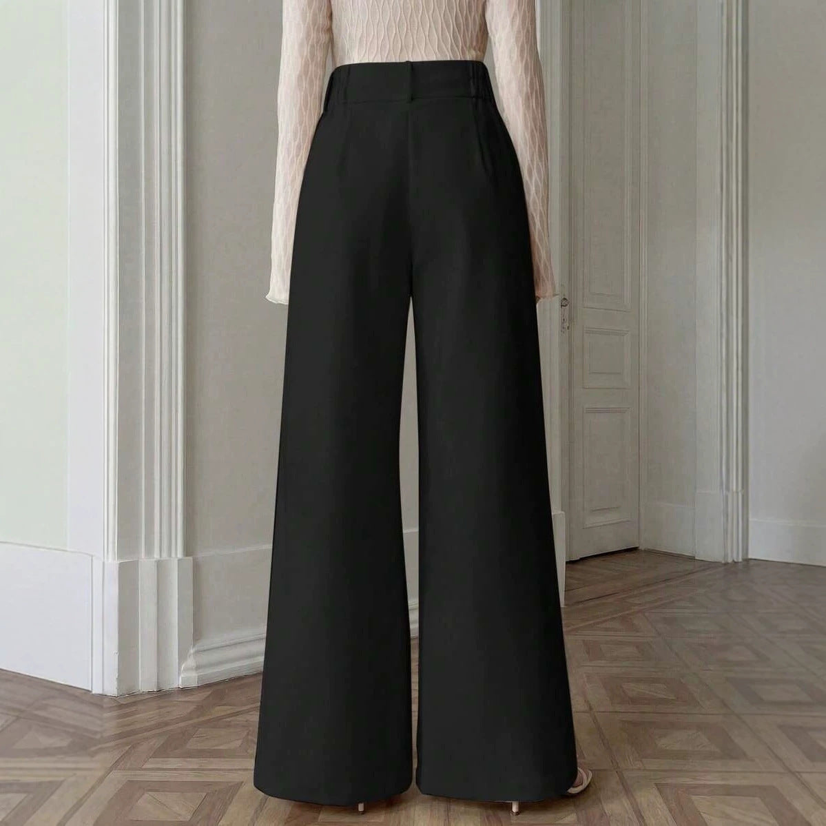 Women's High Waisted Flare Dress Pants Business Casual Work