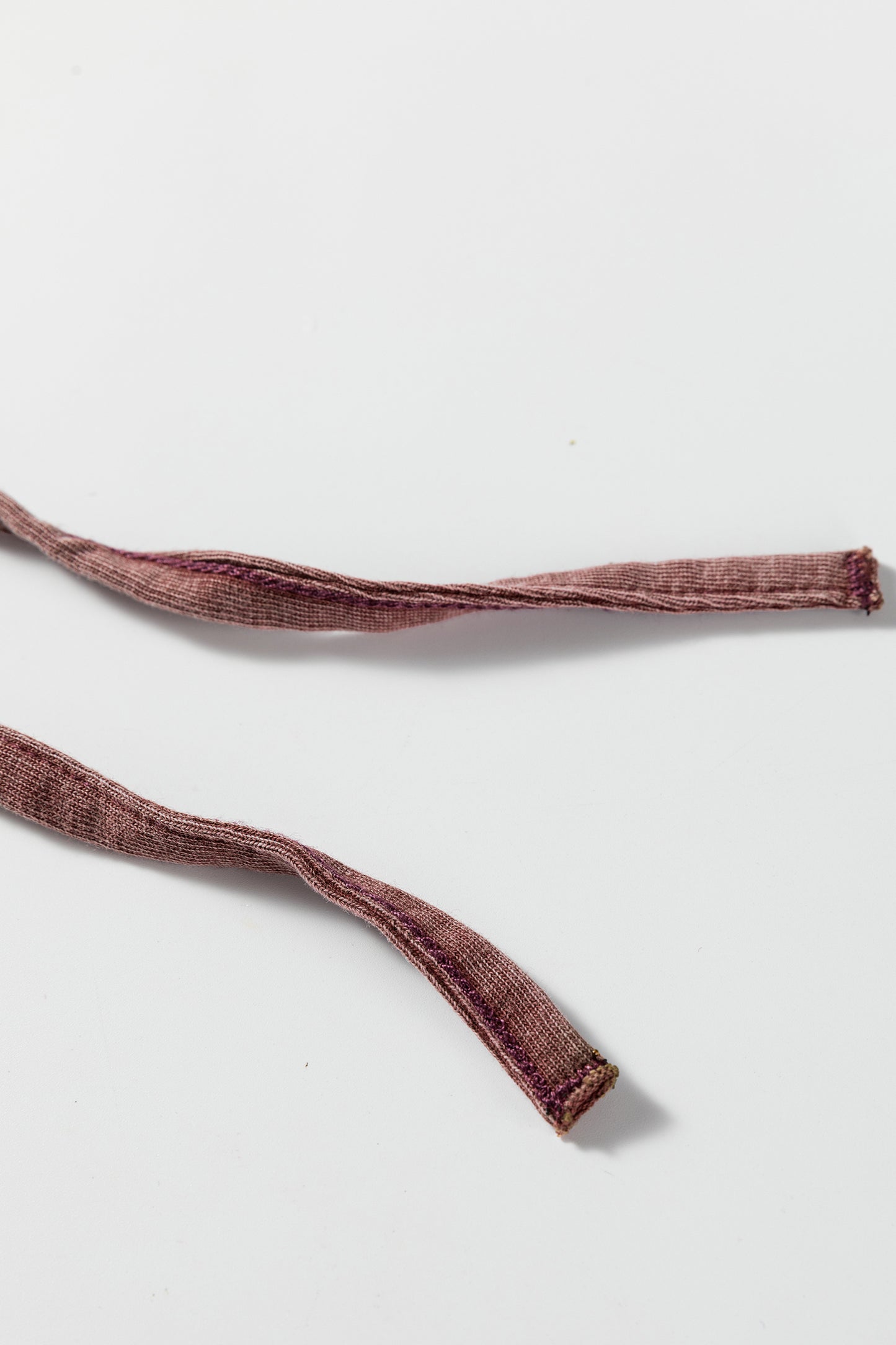 Lapis Mineral Wash Lace-up High Waist Raw Hem Patched Pocket Pants