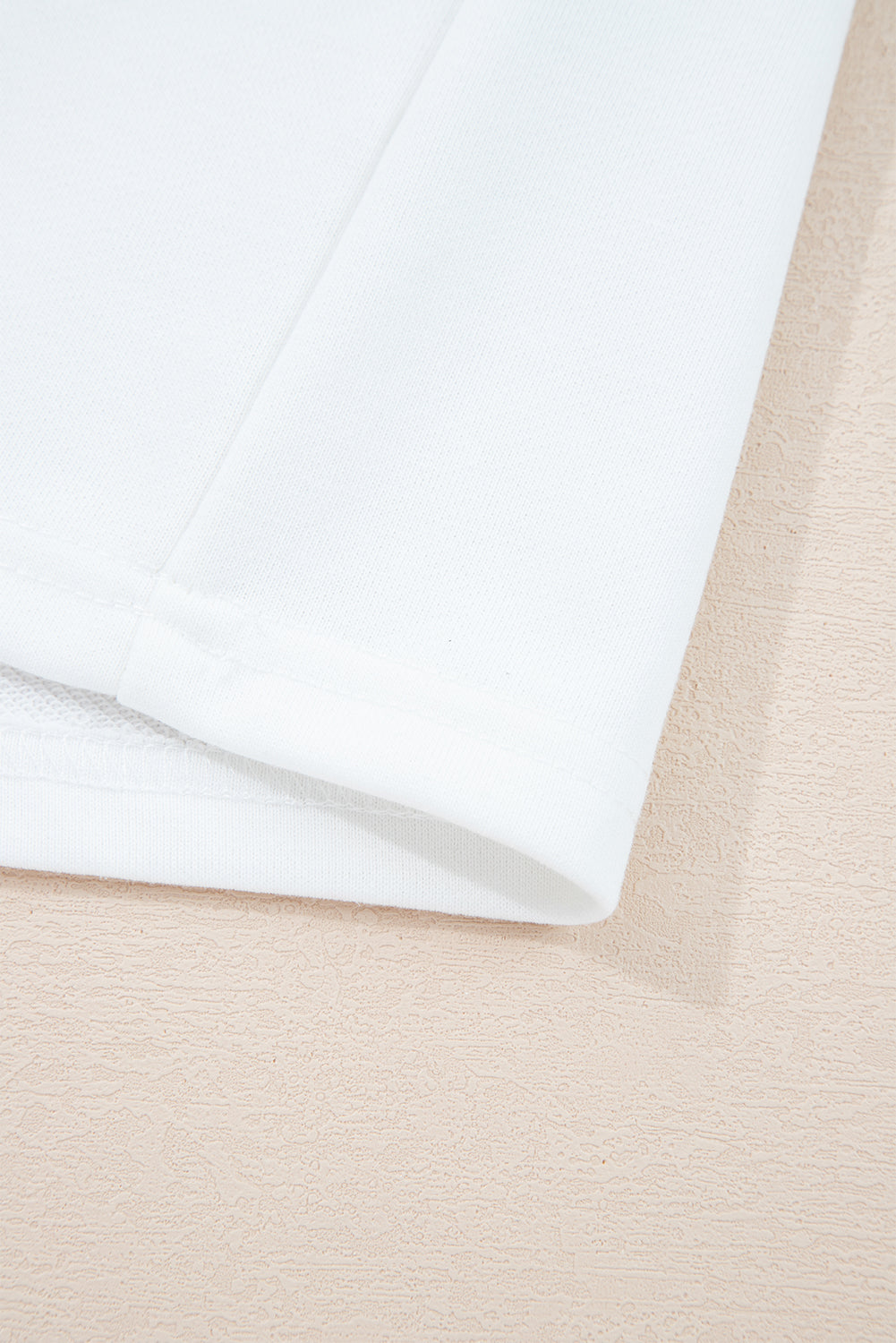 White HOLLY JOLLY Embroidered Graphic Pullover Sweatshirt