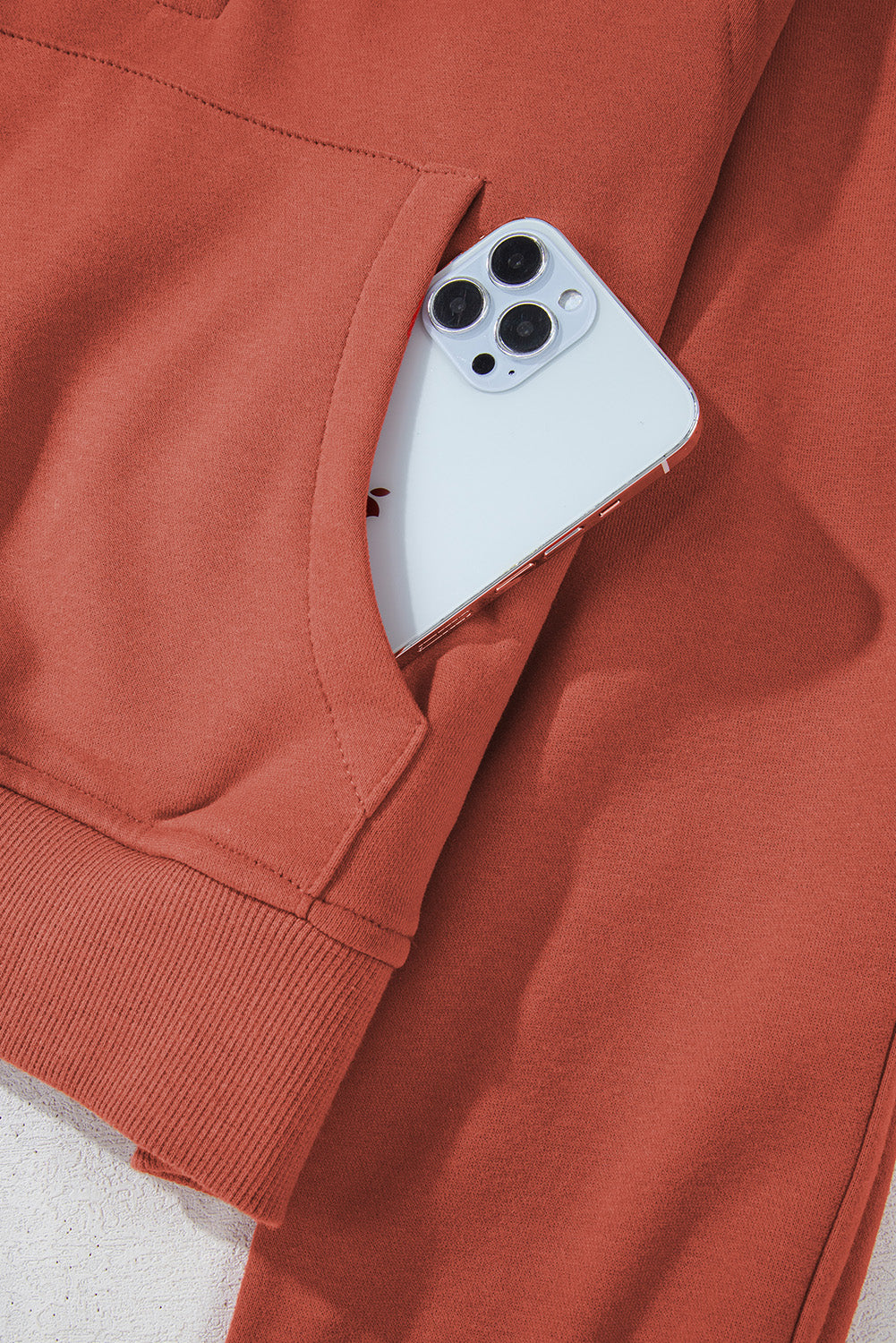 Black Zip Up Stand Collar Ribbed Thumbhole Sleeve Sweatshirt