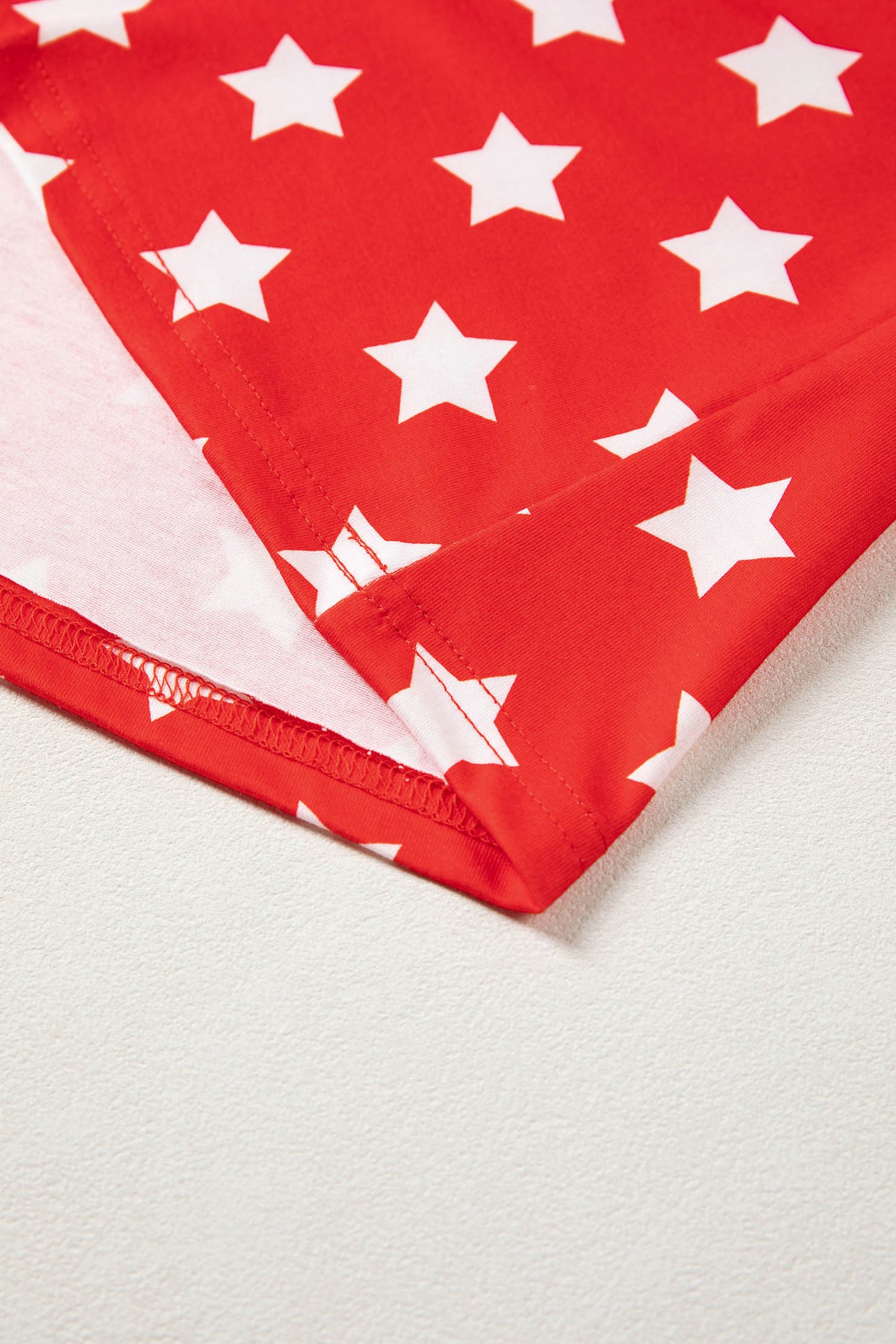 Stars Polyester Tee Casual Shift Short Sleeve