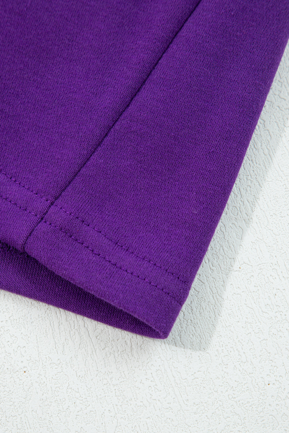 Orange Varsity Stripe Detail Drop Shoulder Pullover Mini Skirt Set