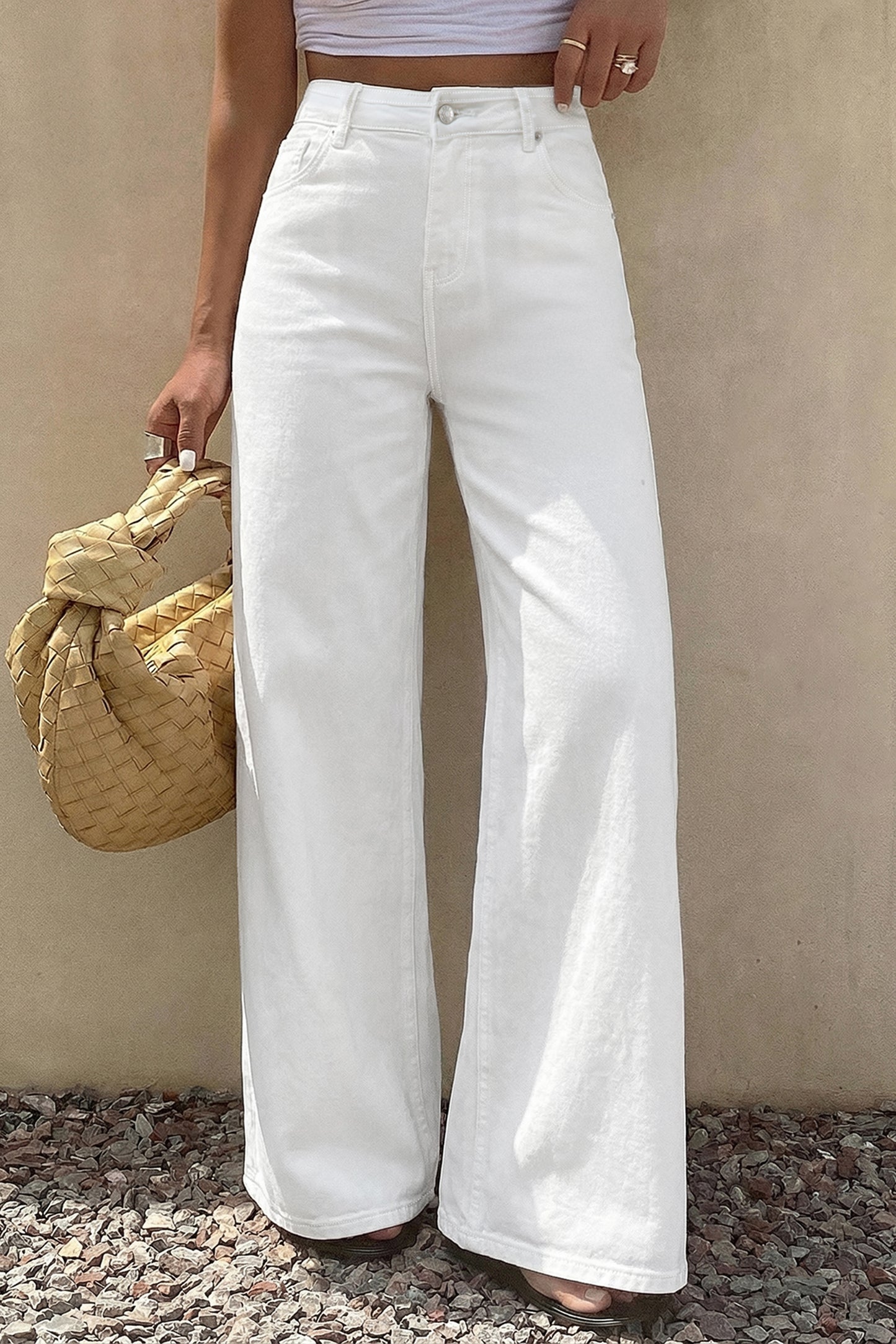 Solid Cotton Jeans for Women Casual Shift Fit