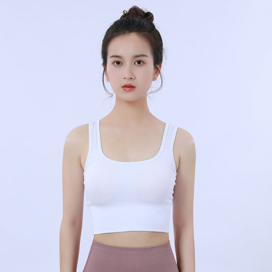 Pilates Yoga Sports Bra Stretch Workout Crop Tank