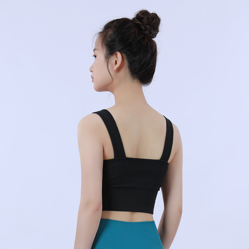 Pilates Yoga Sports Bra Stretch Workout Crop Tank