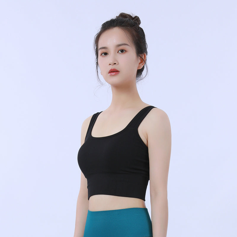 Pilates Yoga Sports Bra Stretch Workout Crop Tank