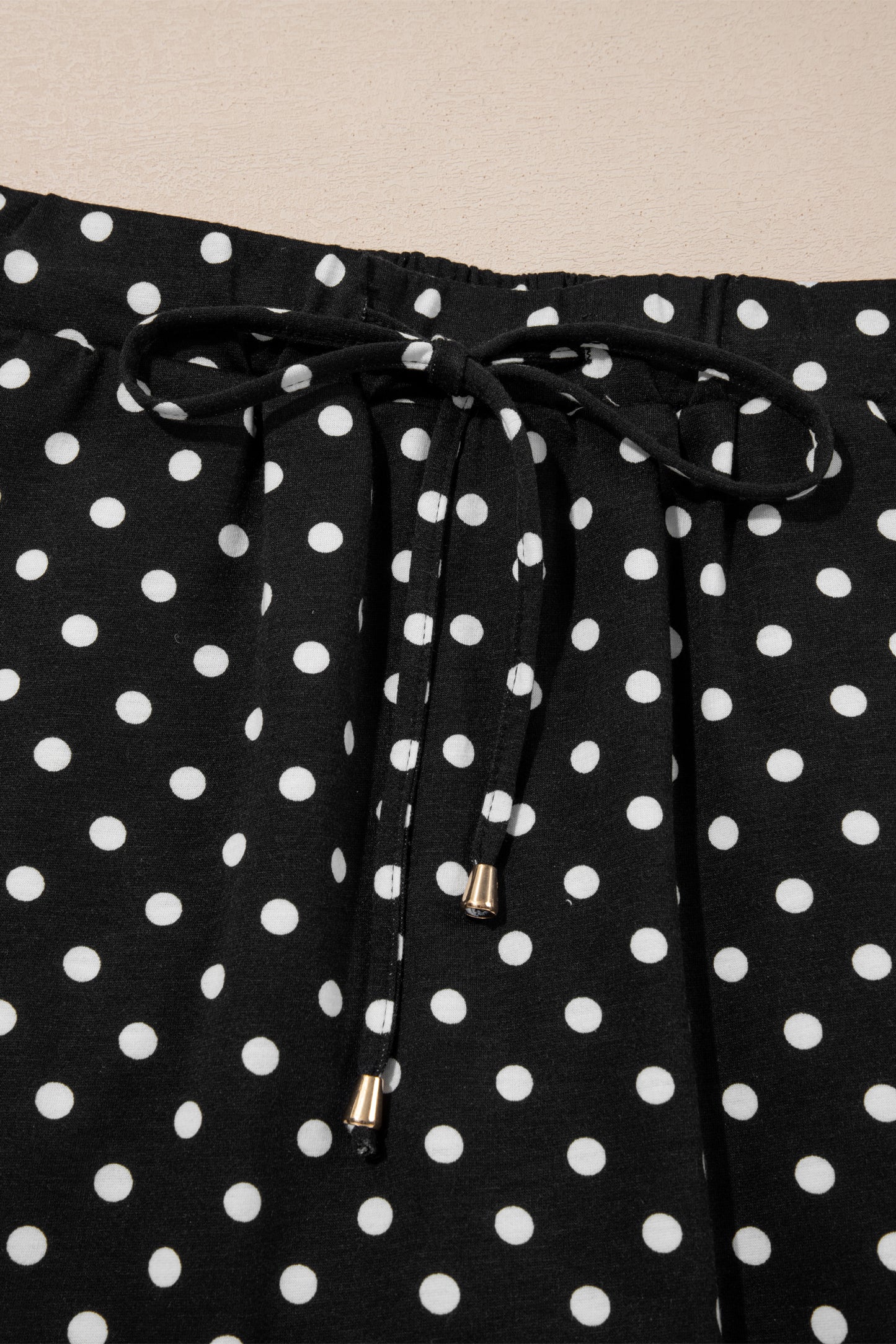 Polka Dot Skort High Waist Casual Mini Skirt