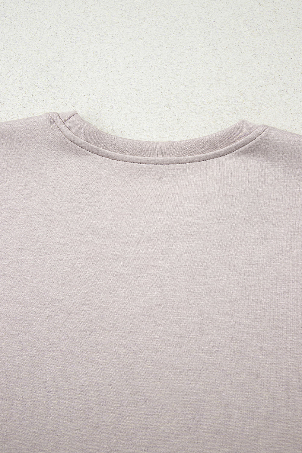 Jet Stream Solid Color Drop Shoulder Pullover Drawstring Mini Skirt 2pcs Outfit