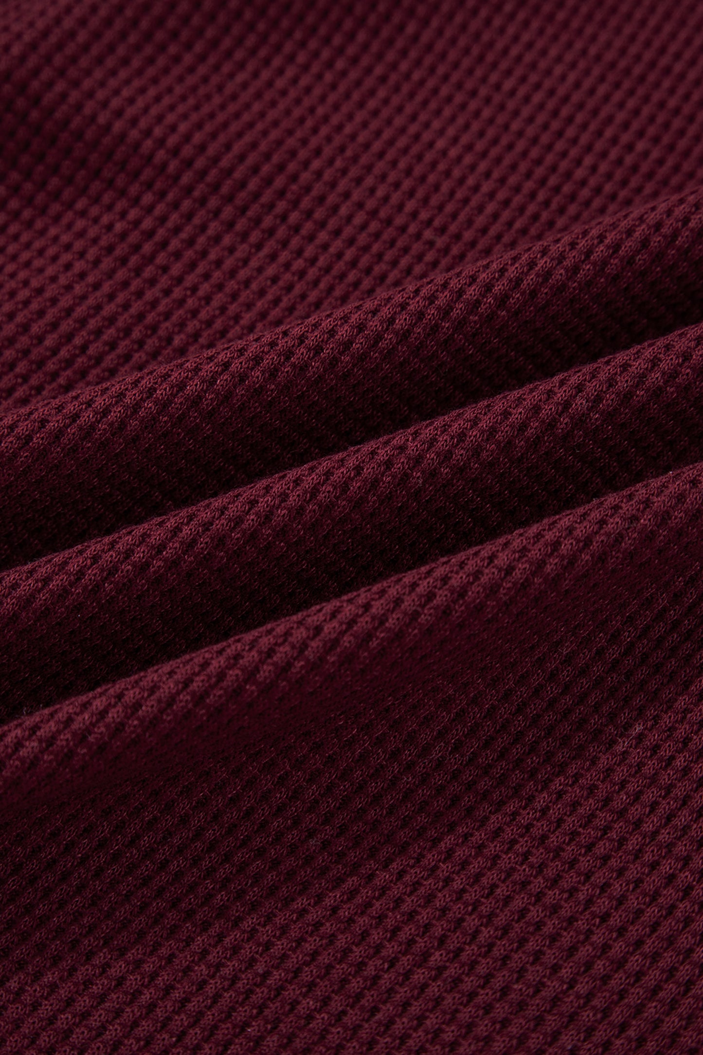 Gray Waffle Splicing Zip Up Front Button Hooded Jacket