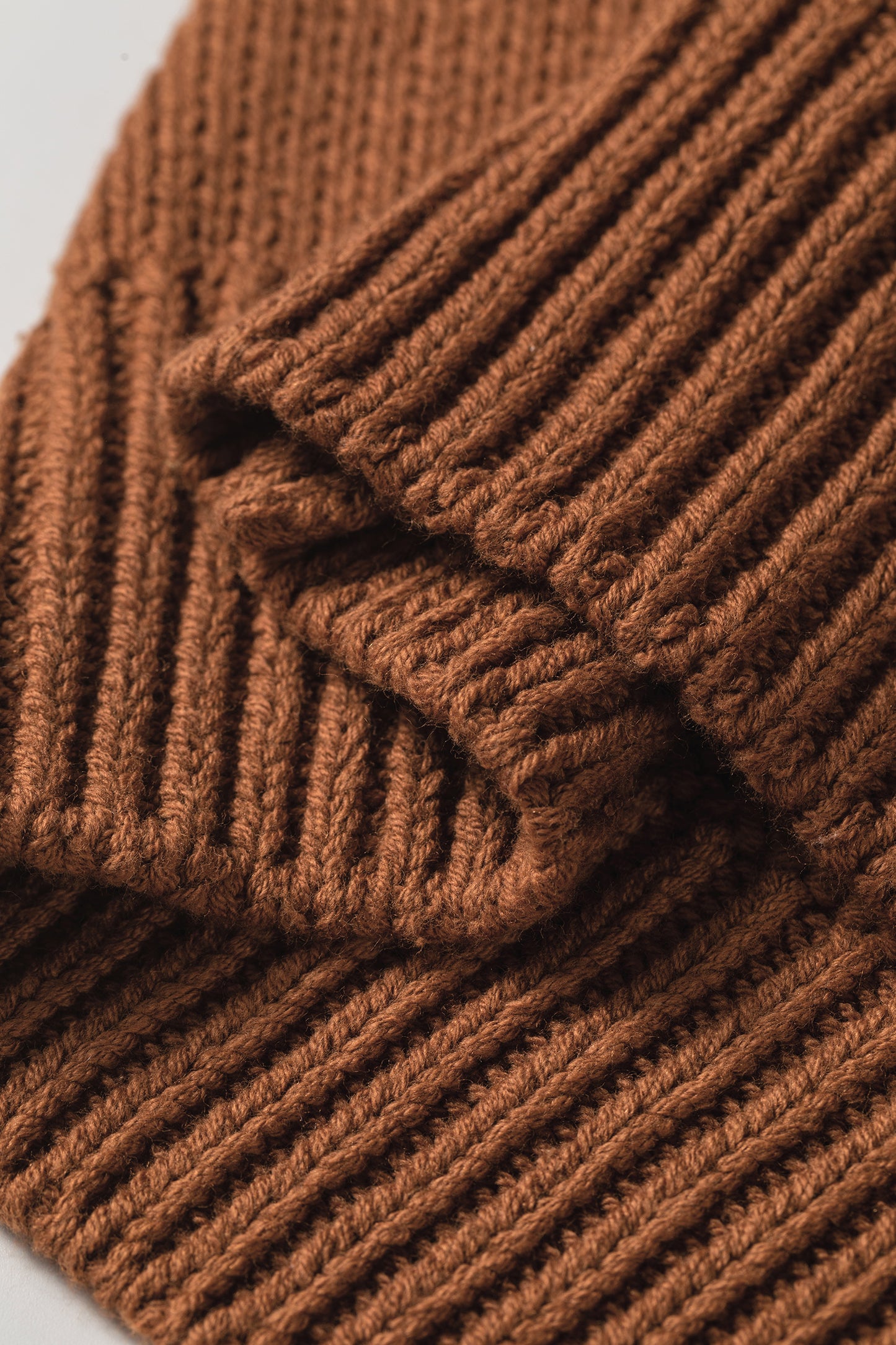 Chestnut Western Horseshoe Pattern Short Sleeve Knit Sweater