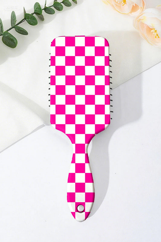 1pc Checkered Pattern Air Cushion Comb with Customized Color Options
