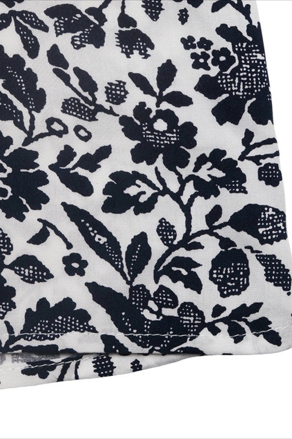 Women's Floral Tie Neck Balloon Sleeve Blouse