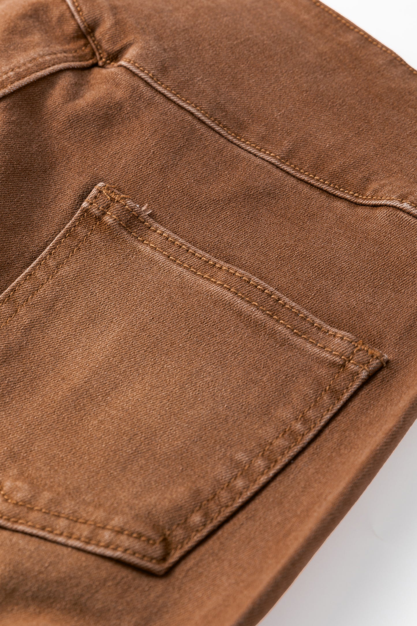 Sail Blue High Waist Button Fly Seamed Raw Hem Flare Jeans