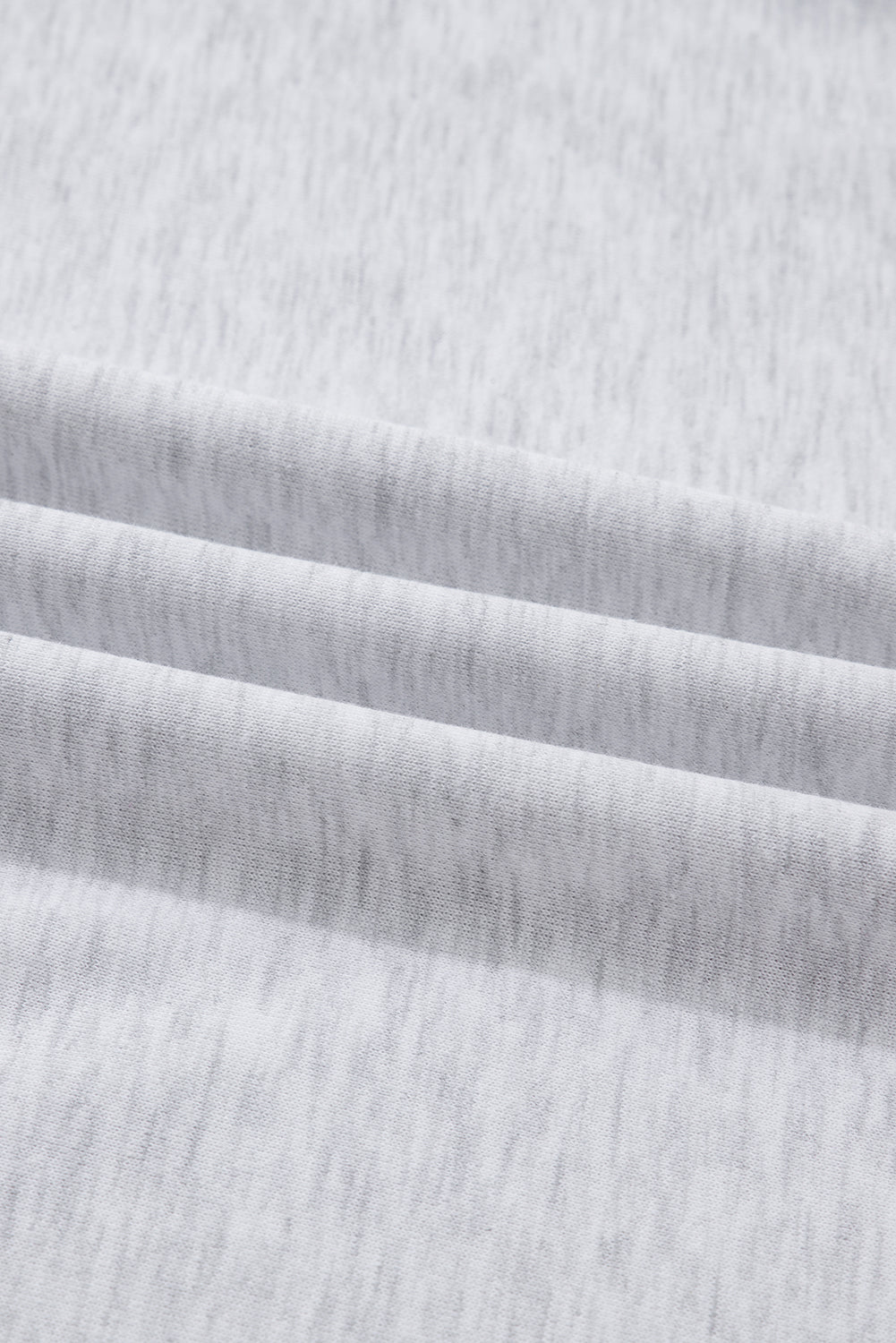 Light Grey Girly Bow Embroidered Puff Sleeve Pullover Loose Shorts Plus 2pcs Outfit