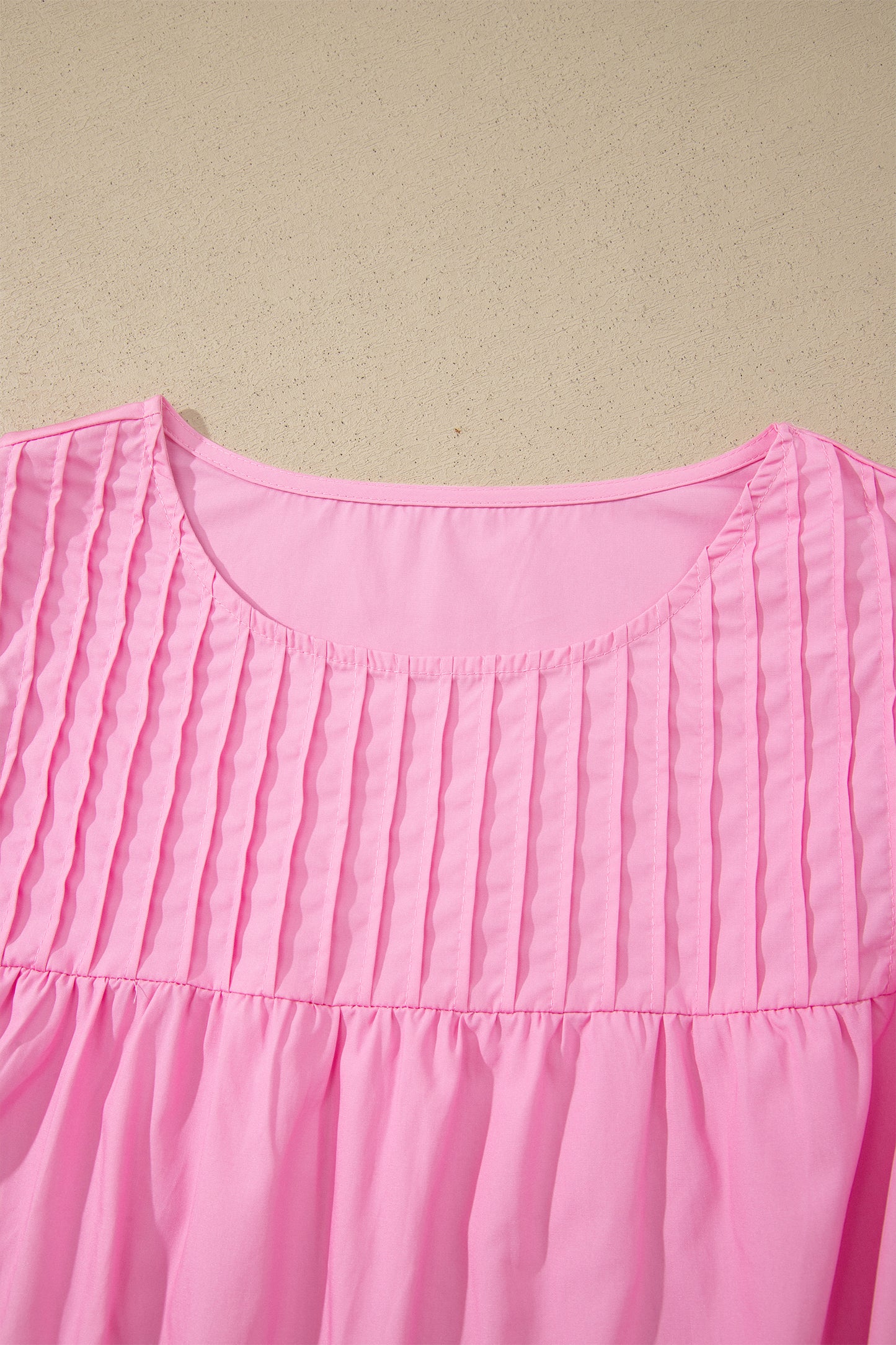 Lace Flutter Sleeve Blouse Lyocell Boutique Summer Top