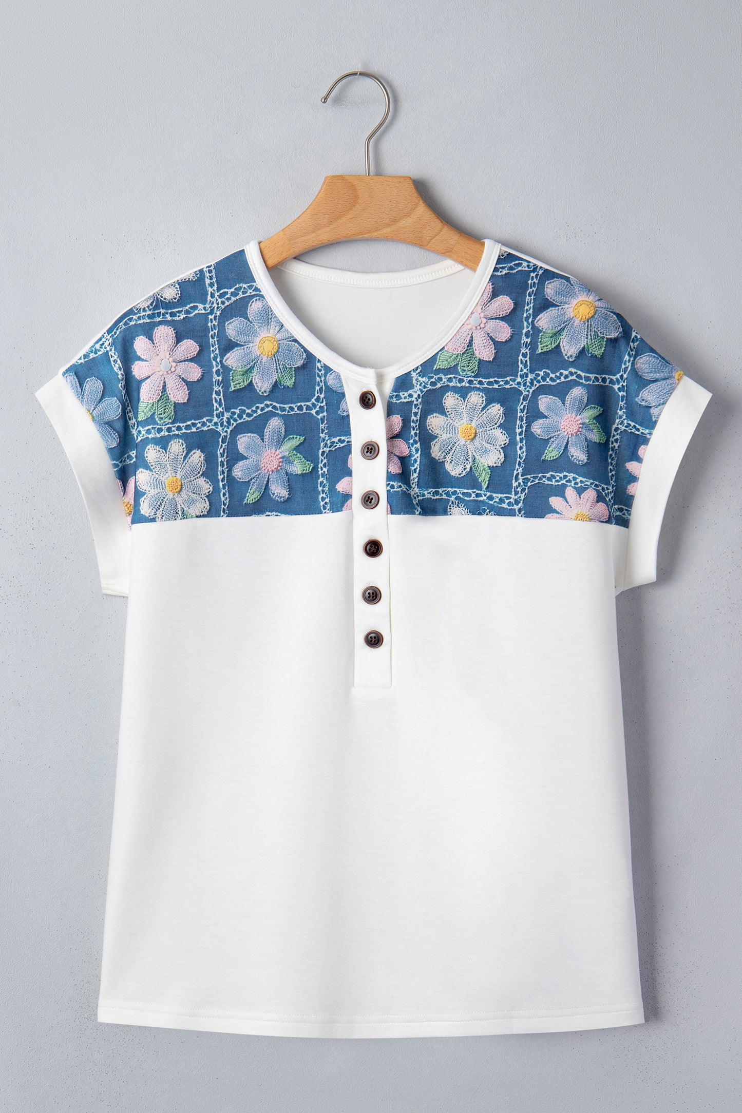 Floral Blouse Casual Short Sleeve Trendy Boutique
