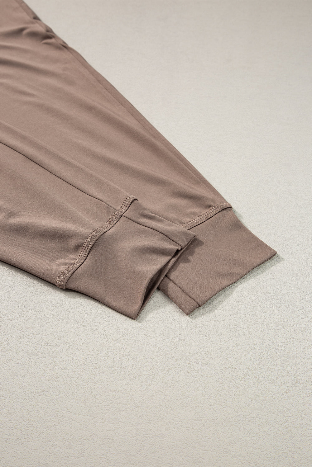 Moss Green Drawstring Waist Pocketed Joggers