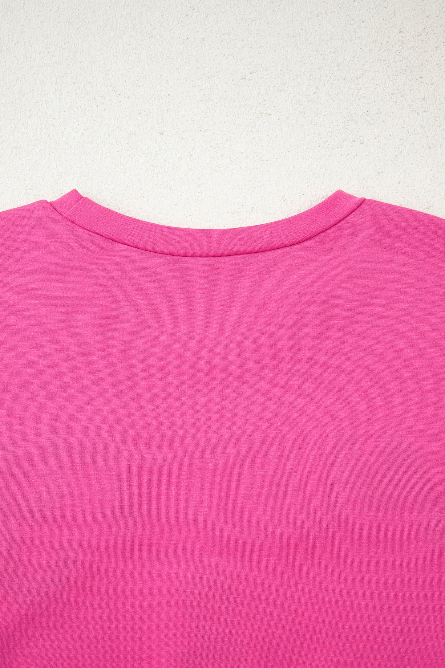 Rose Red Merry & Bright Christmas Letter Graphic Sweatshirt