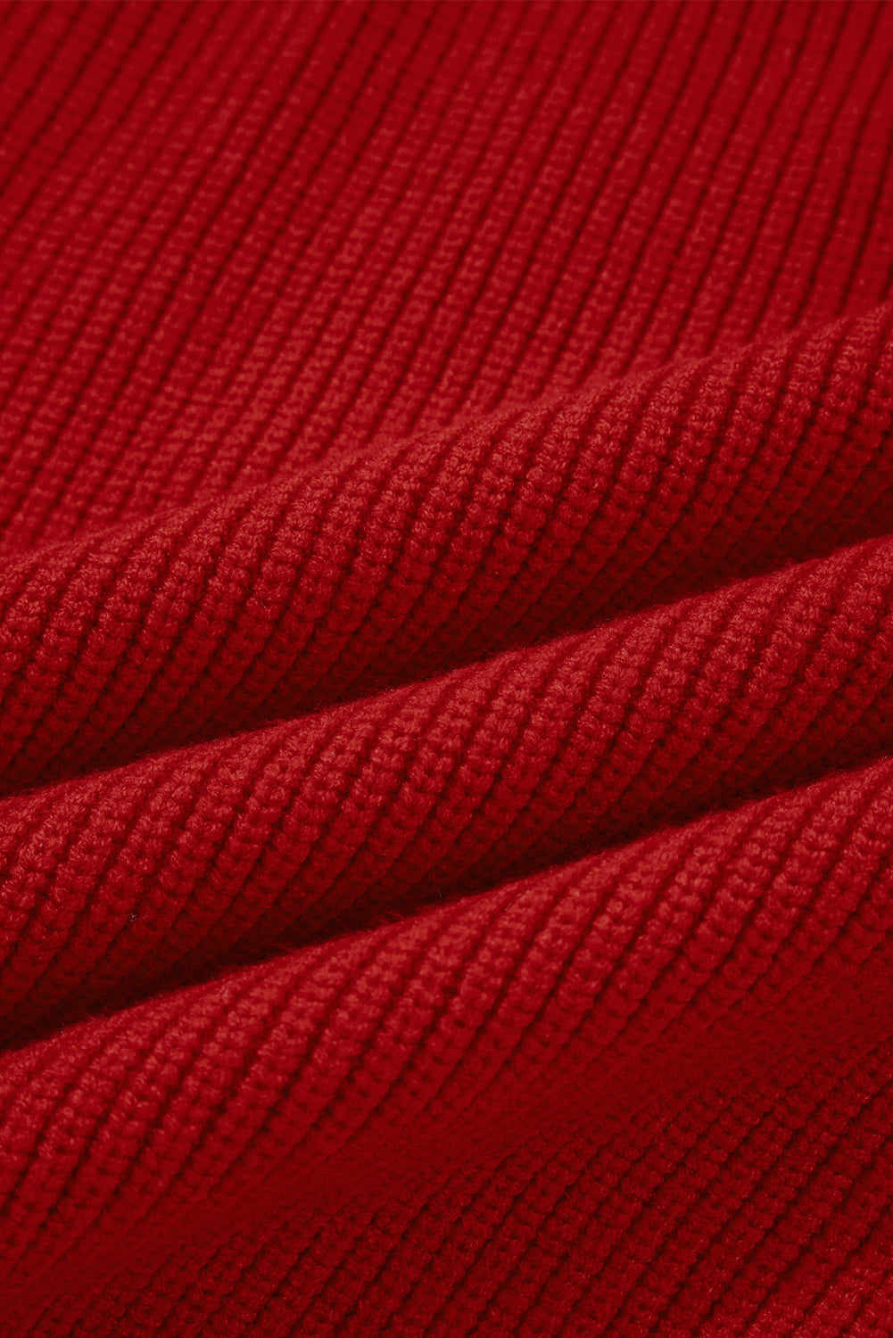 Jungle Green Lantern Sleeve V Neck Knot Back Sweater