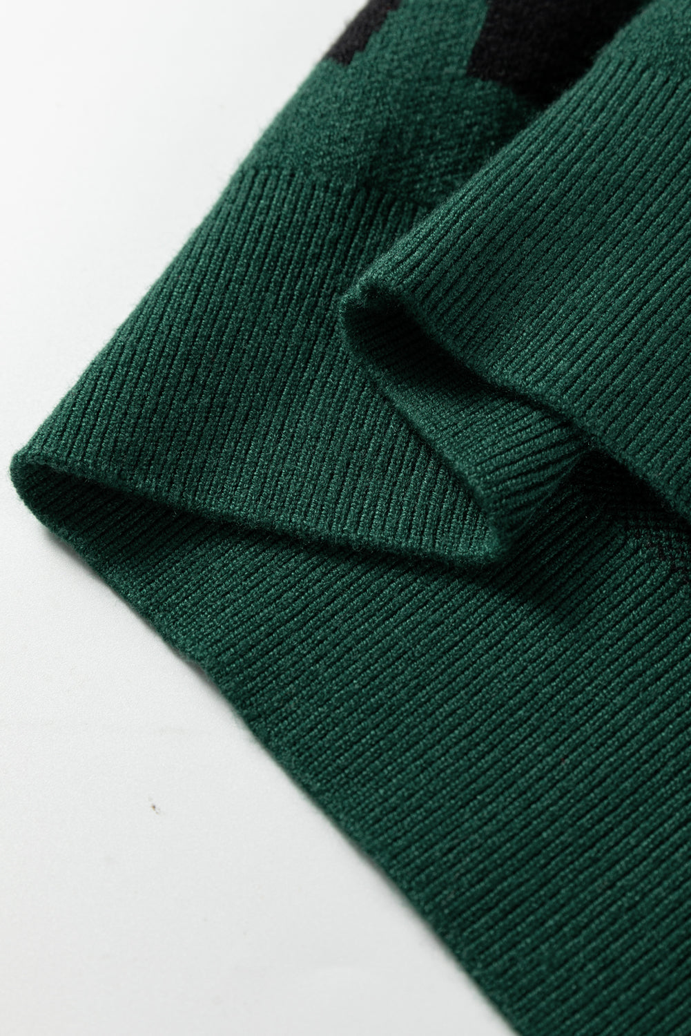 Pearl Embellished Bow Pattern Loose Sweater