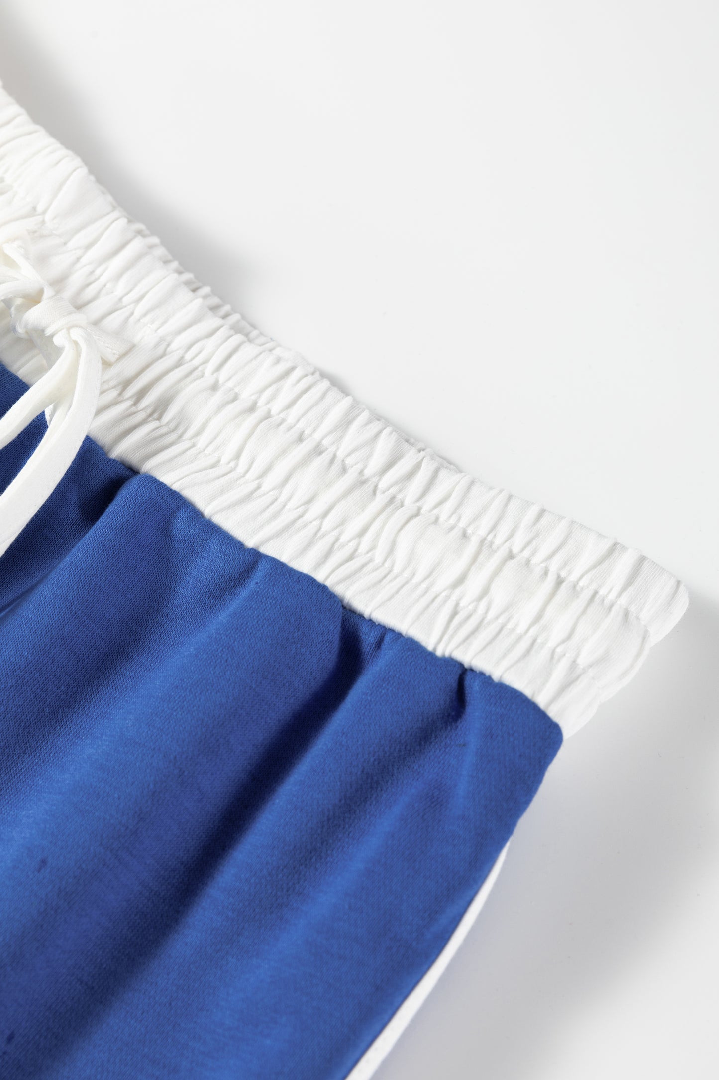 Orange Varsity Stripe Detail Drop Shoulder Pullover Mini Skirt Set