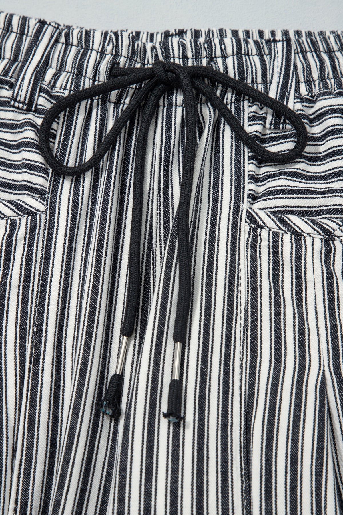 Red Stripe Drawstring Casual Loose Pants