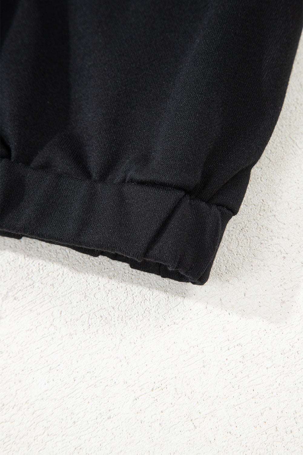 Yellow Color Block Patchwork Half Button Pullover and Shorts 2pcs Outfit