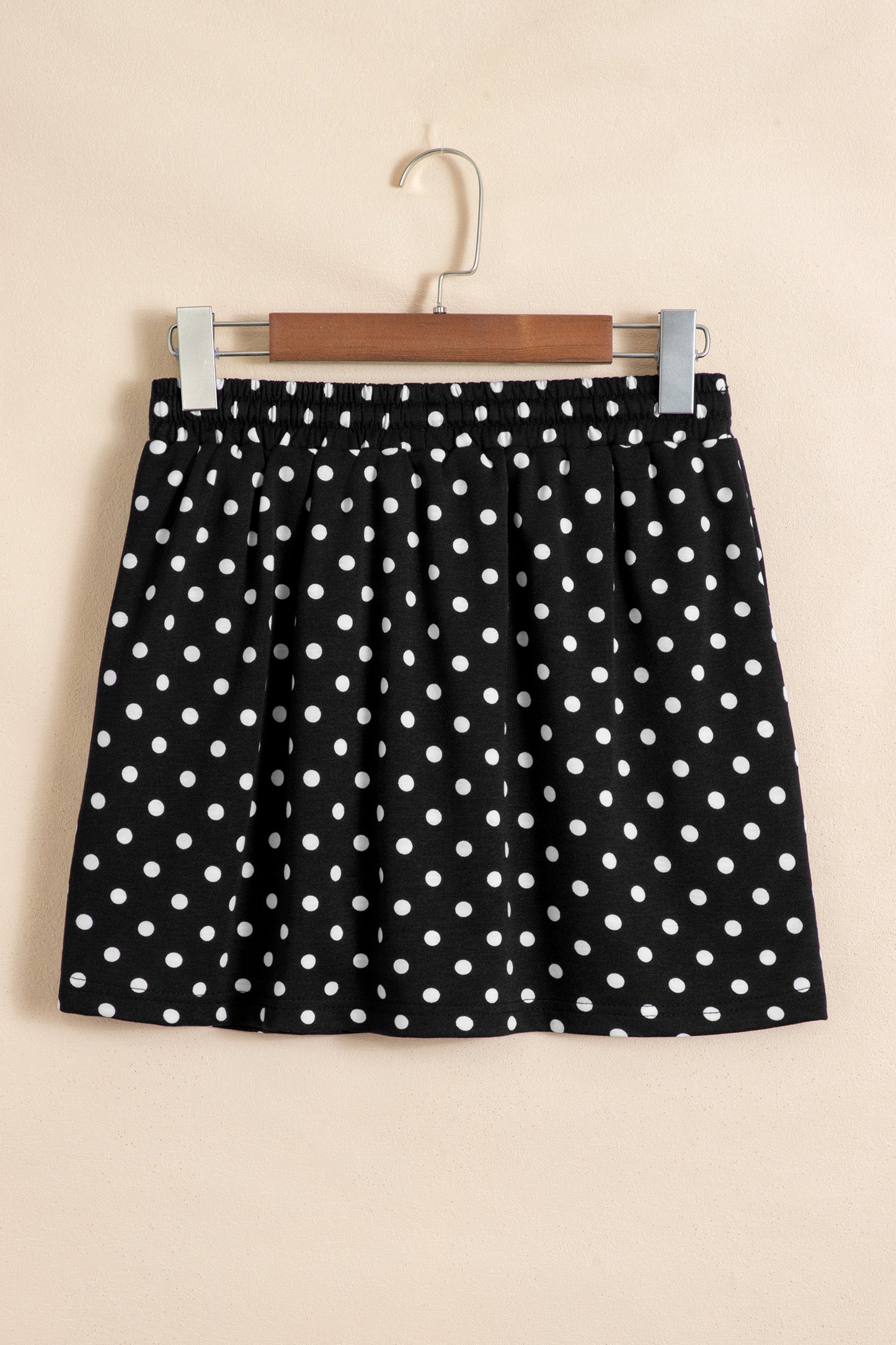 Polka Dot Skort High Waist Casual Mini Skirt