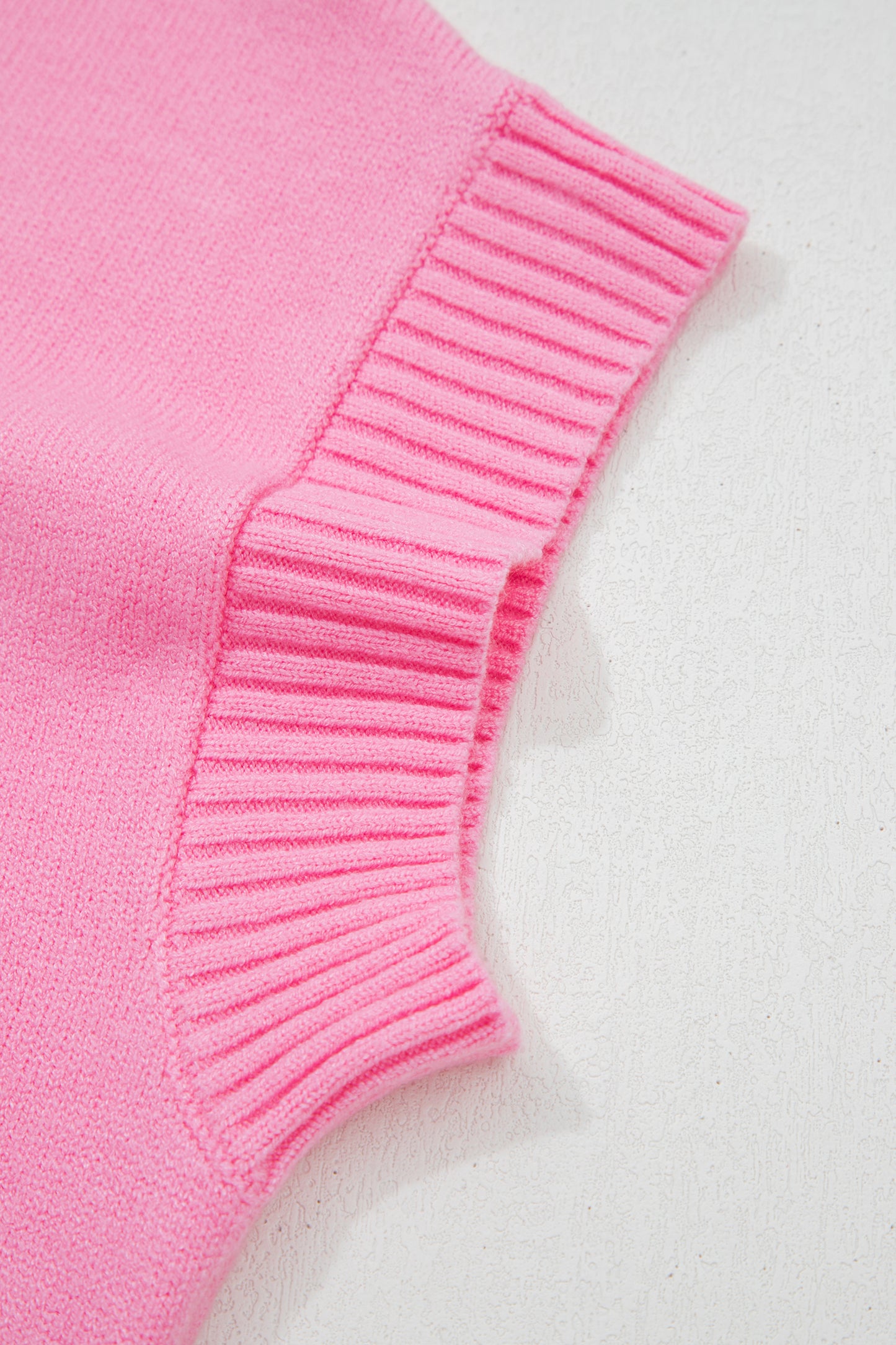 Fiery Red Valentine Heart Graphic Cropped Short Sleeve Sweater