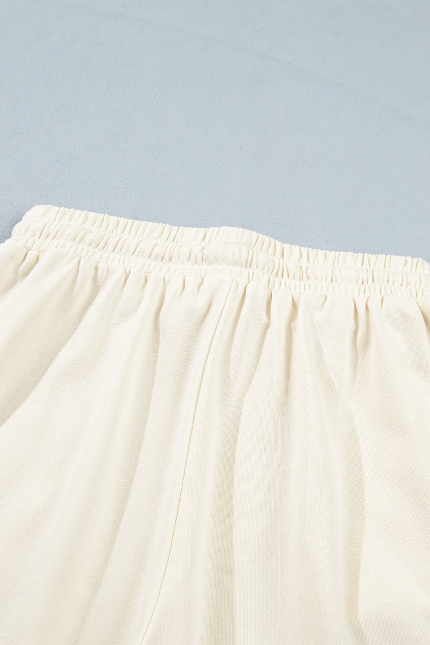 White Summer Color-Blocked Star Patchwork Pants