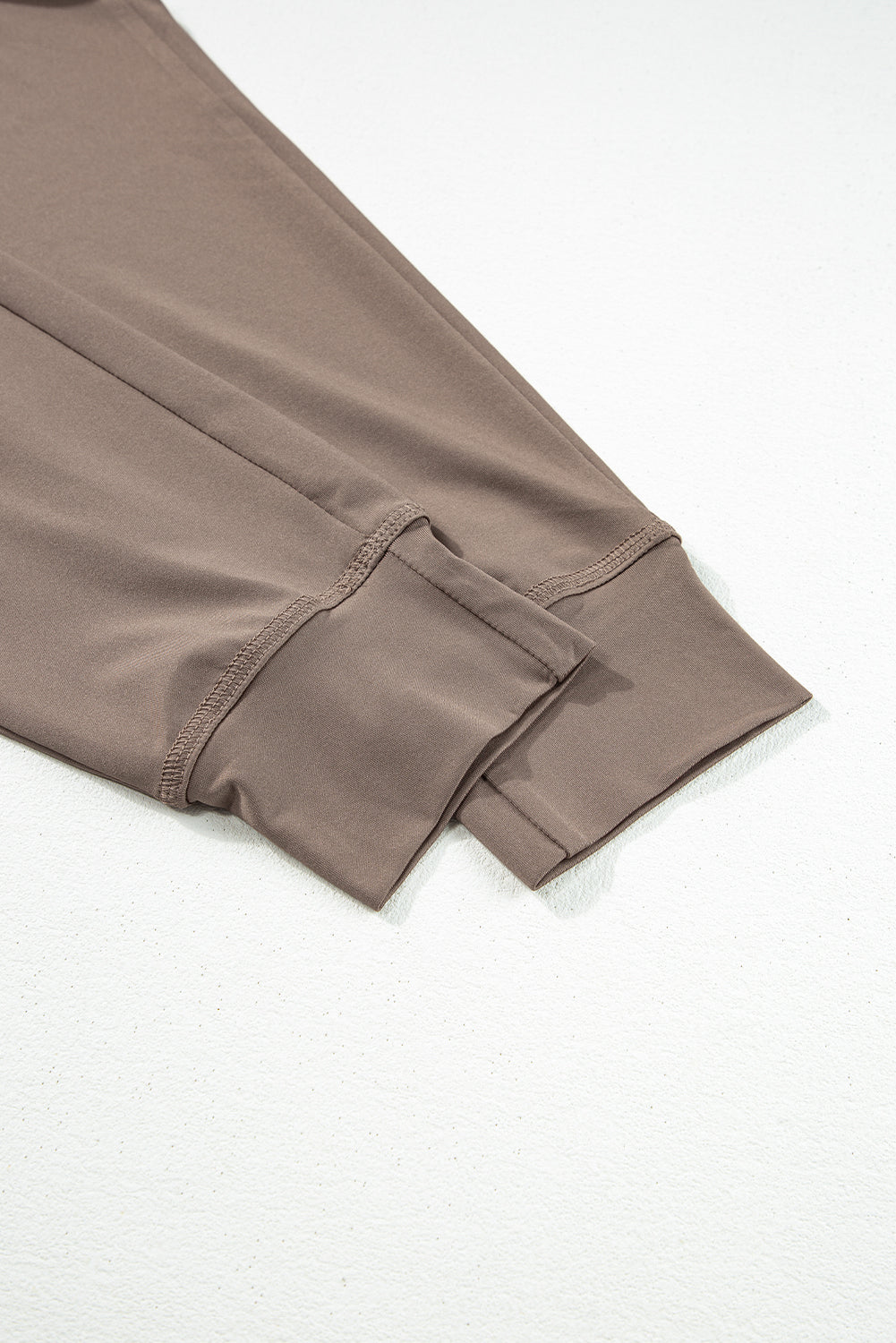 Moss Green Drawstring Waist Pocketed Joggers